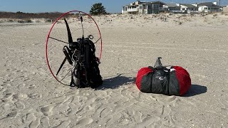 Not Flying Paramotor Today Found Out My Wind Limit [upl. by Ardnalahs]