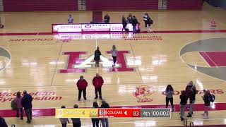 Hazleton Area Lady Cougars vs Wyoming Valley West Lady Spartans Varsity Basketball [upl. by Thurlow]