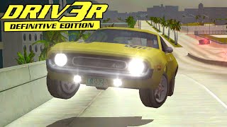 Playing With DRIVER 4 CARS in DRIV3R Take A Ride MIAMI  Gameplay PC  Driv3r Fan [upl. by Ydollem]