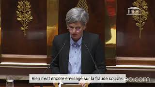 Plfss  Sandrine Rousseau demande labrogation de la réforme des retraites [upl. by Kreitman]