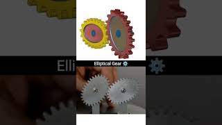 Elliptical Gear ⚙️ Mechanism mechanism engineering gear gearsystem 3ddesign cad [upl. by Chantalle]