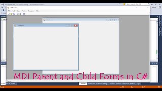 MDI Parent and Child Forms in C [upl. by Pellikka]