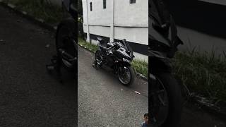 Zx25r hitam auto keren menggoda😎 ninja zx25r zx25rhedon shorts [upl. by Hanley]