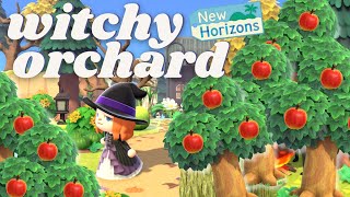 WITCHY ORCHARD BUILD 🍎🌳  Animal Crossing Livestream [upl. by Atinav]