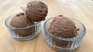 2Ingredient Chocolate Ice Cream Recipe Quick amp Easy [upl. by Eizeerb]