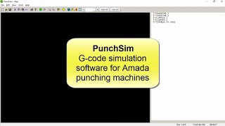 CNCsoft PunchSim Punch Gcode Simulator For Amada Machines Highlights [upl. by Pimbley]