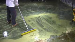 wwwconcreteideascom  How to acid stain a floor  How to stain concrete floors [upl. by Manup320]