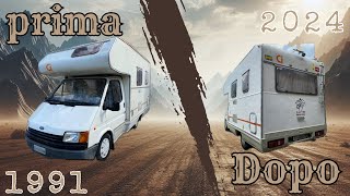 🚐 Tutti i lavori svolti finora sul mio Camper 1991🔜2024 🛠️ [upl. by Tuesday673]