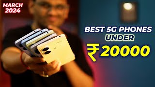 TOP 5 Best 5G Phones Under 20000 in MARCH 2024 l Best Mobile Under 20000 [upl. by Dumas592]