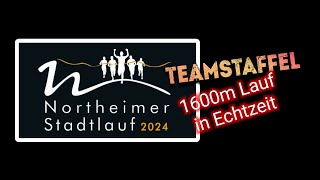 Northeimer Stadtlauf 2024  Teamstaffel  16 km Strecke in Echtzeit  Virtueller Lauf Laufband [upl. by Kcirdot]