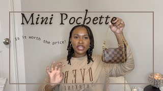 What fits inside the mini pochette 2023 Is it worth it  Yvette M🤎 [upl. by Nnarefinnej79]