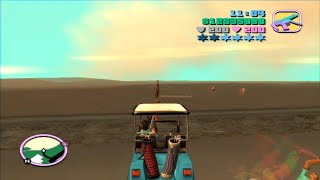 Grand Theft Auto Vice City Running over pedestrians with golf Cart Part 7 [upl. by Hsevahb123]