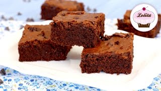 Receta de brownie de chocolate casero  Como hacer brownie  Brownie fudge [upl. by Sascha]