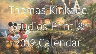 4K miniVlog Thomas Kinkade Studios Print amp 2019 Calendar [upl. by Ennovad]