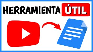 Cómo EXTRAER TEXTO de VIDEOS de YOUTUBE para crear RESÚMENES [upl. by Gnaig]