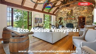 Discover Ecco Adesso Vineyards  A Unique Experience in Fairfield [upl. by Romeon557]