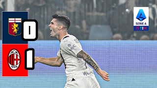 GENOA  MILAN 01 PULISIC SIIIIIII SIIIIIIII  Milan Hello [upl. by Oicneserc]