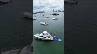 Miamiâ€™s Sandbar goodtimes yacht life miamibeach [upl. by Hoffarth116]