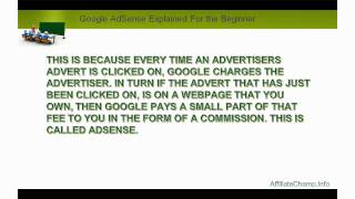 Google AdSense Explained For the Beginner [upl. by Enairb173]