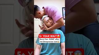 He Cracked SOO LOUD😱 neckpain Chiropractic Trending Short [upl. by Thayer]