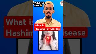 What is hashimotos disease  shorts hashimotos thyroidproblems [upl. by Jacobba585]