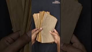 DIY Diary making  Brown paper bags  simple method  kyk journal [upl. by Arianne]