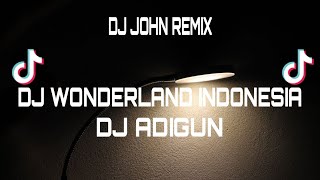 DJ WONDERLAND INDONESIA  DJ ADIGUN  DJ TIKTOK VIRAL TERBARU 2023  DJ JOHN REMIX [upl. by Cenac]