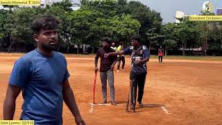 Sarathi Friends KNFC🏏 vs Joint Lovers🏏  Sarathi Memorial 🏆 2024 cricketplayer cricker ipl [upl. by Gracie]