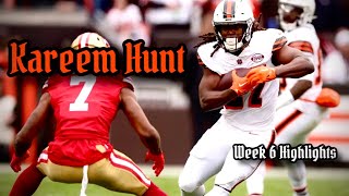 Kareem Hunt Week 6 Highlights  Week 6 2023  WIN vs 49ers [upl. by Gnep]