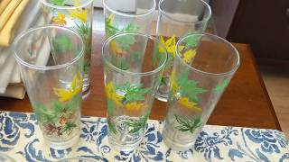 MidCentury Glassware Haul [upl. by Marnie]