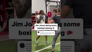 Jim Jones doing some boxing training 🥊🥊 [upl. by Gnaht]