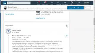 Multiple Positions At Same Employer LinkedIn Change [upl. by Oiril615]