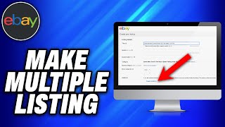 How To Make Multiple Listing On Ebay 2024  Easy Fix [upl. by Anilatsyrc]