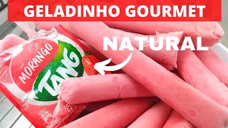 GELADINHO GOURMET de morango NATURAL [upl. by Eicul]