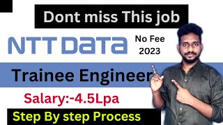 NTT DATA Recruitment Graduate Trainee NTT Data Jobs  Latest jobs 2023 in Telugu tejabhaiupdates [upl. by Etnuhs690]