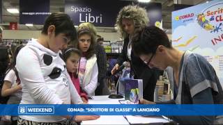 Rete8 Weekend  Conad quotScrittori di Classequot a Lanciano [upl. by Adnical]