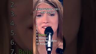 Eurovision 2017 I My Top 10 eurovision eurovision2017 esc shorts [upl. by Weinrich]