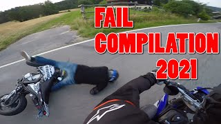 Motorcycle Fails amp Crash Compilation 21 🔥 Angry People Police Funny Moments  PaddyEnduro [upl. by Massingill]