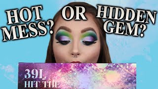 Wait What MORPE 39L HIT THE LIGHTS PALETTE REVIEW AND TUTORIAL [upl. by Bette]