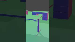 Desks Modeling Timelapse  Creating a Desks from Scratch blender 3d lowpoly digitalart [upl. by Ahseneuq]