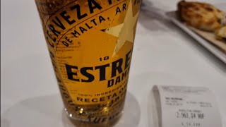 Estrella Damm Csapolt Sör Mennyibe Kerül Madridban [upl. by Paterson]