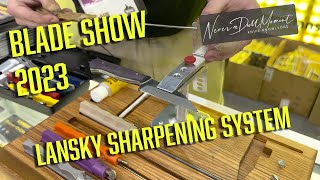 Blade Show 2023  Lansky Sharpening System  Angle Guided Sharpening System [upl. by Pendergast]