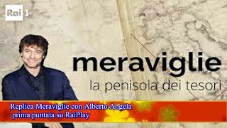 Replica Meraviglie con Alberto Angela prima puntata su RaiPlay [upl. by Aneele]