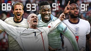 England Goals But They Keep Getting Scored Later 🤩  Beckham Freekick Sturridge Last Gasp Winner [upl. by Rutledge]