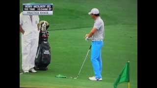 Rory McIlroy  Pitching and Chipping Practice 2013 [upl. by Anaerdna]