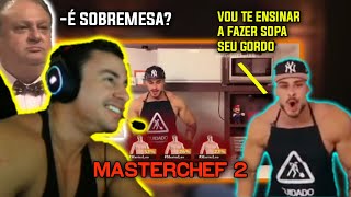 SUPER XANDÃO REAGINDO AO LÉO STRONDA NO MASTERCHEF 2 léostronda masterchef react [upl. by Kerrin]