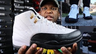 JORDAN 12 quotTAXIquot REVIEW AND ON FEET [upl. by Sineray]