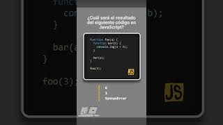 JavaScript  Reto 20 🔥 ¿Qué imprimirá este código JavaScript en la consola [upl. by Fates595]