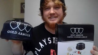 Good Camping Cookware Kit for 30  Gold Armour Review [upl. by Silin]