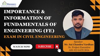 Importance and Information of Fundamentals of Engineering FE in Civil Engineer [upl. by Amadis937]